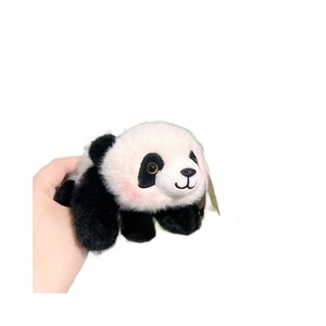 Peluche <span class=keywords><strong>Panda</strong></span> Mignonne pour Bébé 0-24 Mois, Fabriquée à Chengdu, <span class=keywords><strong>Panda</strong></span> Allongé avec Son Propre Parfum, Format de Poche, Remplissage en Coton PP - Product Image 5