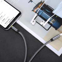 3,5mm AUX-Audiokabel 10M AUX-Kabel Geflochtenes 3,5mm auf 3,5mm Stereo-Audiokabel 1/8 Zoll Abgeschirmtes AUX-Kopfhörer-Verlängerungskabel