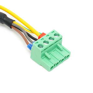 定制绿色2 3 4 5 6 7 8 9 10针螺钉端子插头连接器电线端子块连接器线束 - Product Image 4