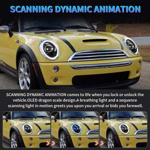 Phares Archaic pour <span class=keywords><strong>Mini</strong></span> 2001-2007 R50/R53/R52 <span class=keywords><strong>Cooper</strong></span> S <span class=keywords><strong>MINI</strong></span> One/<span class=keywords><strong>D</strong></span> JCW avec clignotants séquentiels à <span class=keywords><strong>d</strong></span>émarrage dynamique - Product Image 4