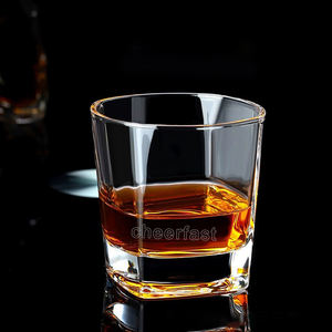 プロ仕様の丸型スクエアアイスバーグダイヤモンドウイスキーグラスと大容量300mlウイスキーグラス、ビジネス販促ギフトに - Product Image 6