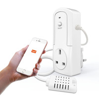 Termostato WiFi 2.4G con Control por Teléfono Inteligente a través de la Aplicación Tuya, Temporizador Digital Semanal, Calefacción y Refrigeración para el Hogar, Sala de Estar