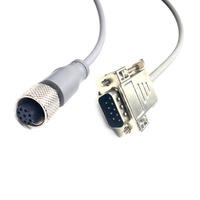 IP68 Connecteur de Câble Électrique Étanche M12 UN Code 8 broches Femelle À D-SUB DB9 9 Broches Connecteur Femelle avec Câble