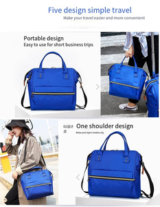 กระเป๋าเดินทางแบบล้อลาก 2 in 1 ผ้า Oxford น้ำหนักเบา พิมพ์โลโก้ได้ ชุดกระเป๋าเป้สะพายหลังและกระเป๋าเดินทาง ล้อลากแบบ Universal - Product Image 4