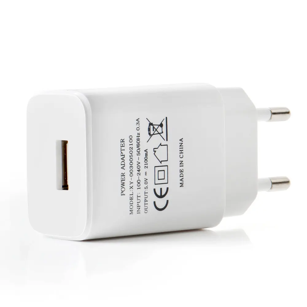 Android Phone Charger Wholesales EU US 5V 2A 2.1A Fast Charging Adapter Wall Charger USB Charger For Android Phones