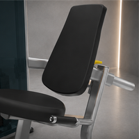 Machine d'extension des jambes assise – Équipement professionnel de musculation de qualité commerciale avec coussin de résistance réglable