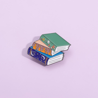 Pin Enamel Buku Fantasi Acotar, Aksesoris Koleksi untuk Pecinta Buku, Nerd, Hadiah Perhiasan untuk Anak dan Teman