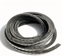 Bande d'étanchéité autocollante coupe-vent et anti-poussière, joint d'étanchéité pour interstice de porte et fenêtre coulissante en aluminium pour la maison