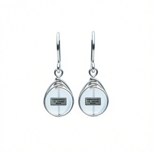 Orecchini Pendenti Gialli E3022 in Argento 925 Placcato Oro Giallo, Gioielli Minimalisti da Donna per Uso Quotidiano - Product Image 1