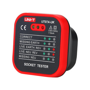 เครื่องทดสอบซ็อกเก็ต UNI-T UT07 ซีรีส์ดั้งเดิมสามารถตรวจสอบข้อผิดพลาดในการเดินสายไฟของซ็อกเก็ตได้ - Product Image 3
