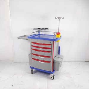MN-DC001 Carro <span class=keywords><strong>de</strong></span> Medicamentos <span class=keywords><strong>de</strong></span> Doble Cajón <span class=keywords><strong>de</strong></span> Aleación <span class=keywords><strong>de</strong></span> Aluminio para Hospital Liaison Medical, el Más Vendido, con División Libre - Product Image 5