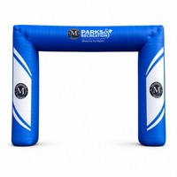 Arche gonflable imperméable pour événements sportifs, portail d'entrée pour publicité et image de marque des sponsors