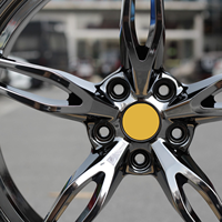 Nuevas llantas de aleación de aluminio forjado de 17 pulgadas y 25 mm en oro cepillado con patrón de pernos 6x139.7 para vehículos 4x4, ajuste universal.