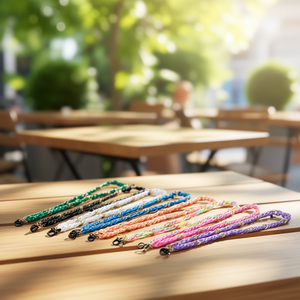 Cadena para Gafas Trenzada Colorida Angelina de 70 cm, Correa Antipérdida para Gafas de Sol y Gafas de Lectura - Product Image 2