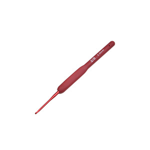 Kırmızı DIY el örgü araçları alüminyum alaşım tığ kanca ve silikon iplik iğneleri ile dikiş kiti kaymaz çanta toptan - Product Image 6