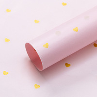 China Factory Sale Cute Dot Bouquet Flower Wrapping Paper 50cm*70cm Uncoated Specialty Digital Printed Paper & Paperboards