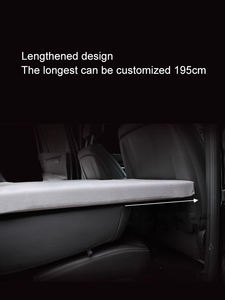 <span class=keywords><strong>Matelas</strong></span> <span class=keywords><strong>en</strong></span> mousse à mémoire de forme portable personnalisable pour <span class=keywords><strong>voiture</strong></span> SUV, <span class=keywords><strong>matelas</strong></span> de couchage de voyage pliable et doux, idéal pour l'équipement de camping autonome - Product Image 2