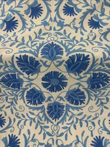 Traditional Cotton Suzani <b>Throw</b> Hand Embroidered Bedsheet <b>Bed</b> <b>Cover</b> Uzbek Textile Wall Decoration - Product Image 3