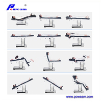 Table d'opération orthopédique électro-hydraulique avec cadre de traction et table translucide pour radiographie à arceau en C