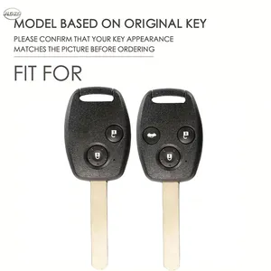 เค<span class=keywords><strong>ส</strong></span>ใส่กุญแจรีโมทรถยนต์สำหรับ Honda Civic 4D Jazz GR8 CR-V SRV FRV Fit CSX Chord 7 Accord พร้อมสกรูเ<span class=keywords><strong>ส</strong></span>ริมและหนังป้องกัน - Product Image 2