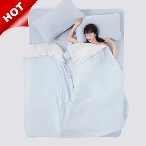 Hypoallergenic Ultra Soft Summer Nylon Spandex Knit Quilted 100% Cooling Comforter For Hot Sleepers