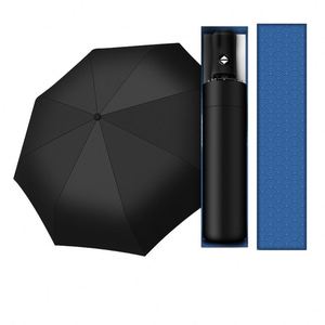 Custom Business Gifts Corporate Banks Automatic <b>Folding</b> Umbrella Sun Protection and Sunshade Umbrella With Gift Box - Product Image 1