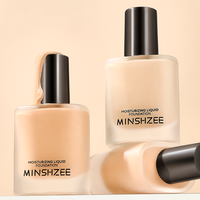 Base de fond de teint OEM ODM MINSHZEE Fond de teint végétalien coréen à haute couverture, imperméable et non agglomérant