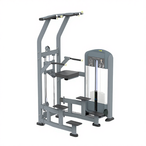 MND FM15 Appareil de musculation en acier pour usage domestique, pour exercices de bras, dips et tractions, avec pile de poids de 75 kg - Product Image 4