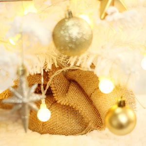 Mini árbol de Navidad artificial de 45 cm con luz, árbol de Navidad de mesa <span class=keywords><strong>para</strong></span> interiores y exteriores, decoración navideña DIY <span class=keywords><strong>para</strong></span> el hogar, fiestas y bodas - Product Image 5