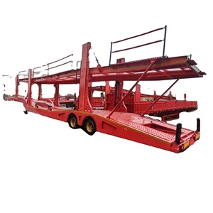 Semi-remorque porte-voitures à double étage à 2 essieux pour le transport de 8 voitures - Product Image 2