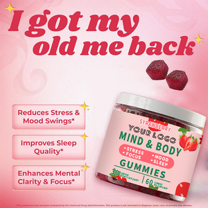 Thảo dược bổ sung hài hòa tâm trí & cơ thể Vitamin tổng hợp Gummies cho hàng ngày căng thẳng hỗ trợ thúc đẩy thư giãn & tổng thể phúc lợi - Product Image 4