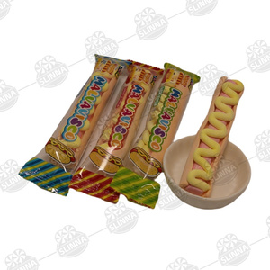Boîte d'emballage <span class=keywords><strong>Halal</strong></span> de bâtonnets de barbe à papa gros hot <span class=keywords><strong>dog</strong></span> guimauve dessin animé 3d - Product Image 2
