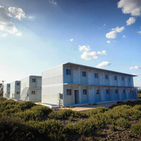 Site personnalisé en usine Hébergement Cabine Mining Camp Logement Conteneur extensible Flat Pack House sur les ventes