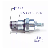 Nouvelle vanne à cartouche bidirectionnelle haute pression SUN, modèles PPDB-LWN PBDB-LBN, équipement hydraulique, débit de 60 L/min, garantie 1 an, 3/8