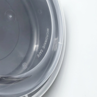 Boîte à lunch en plastique empilable pour micro-ondes 48OZ 1420ML, grande capacité, récipient de stockage alimentaire à emporter en plastique