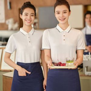 Uniformes de réception d'hôtel, uniformes de responsable de restaurant, ensembles de vêtements de travail pour salon avec logo - Product Image 1
