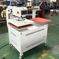 P Updated Automatic Grade 40*50cm/40*60cm Up-Slide Pneumatic Double Station Heat Press Machine for T-shirt Cap Label Print