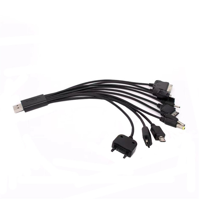 10-in-1 Multifunction USB Charger 2A Universal Fit for Android Supports for Samsung for Sony for iPod for LG for Printer Use