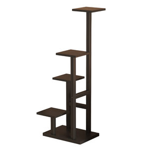 Support à plantes <span class=keywords><strong>en</strong></span> bambou à 5 niveaux, <span class=keywords><strong>porte</strong></span>-pots de fleurs multi-étages avec roulettes - Product Image 6