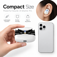 Écouteurs sans fil à clipser Secure Fit, Bluetooth 5.3 TWS, à oreille ouverte, pour le sport et la course, 6 heures d'autonomie, appels ENC