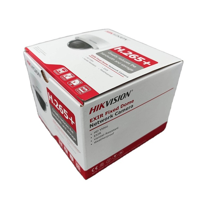 HIK DS-2CD1123G0E-I 2MP Fixed Lens IP67 IK10 Dome Long IR Range H.265+ PoE Network Security Camera Hik Camera