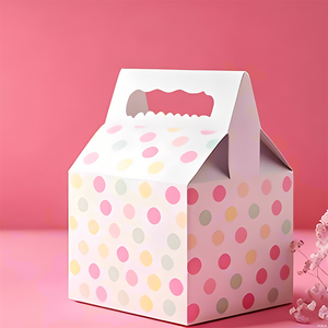 Cajas de pastel Rosa degradado personalizadas, diseñadas como regalos para clientes, colegas y amigos y Brother, cajas de pastel Rosa degradado usadas - Product Image 1