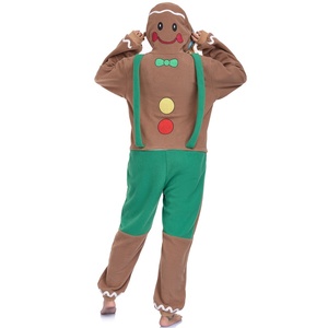 Spedizione Gratuita: <span class=keywords><strong>Pigiama</strong></span> Natalizio da Donna a Forma di Omino di Pan di Zenzero, Abbigliamento da Notte Trendy <span class=keywords><strong>in</strong></span> <span class=keywords><strong>Pile</strong></span> - Product Image 5