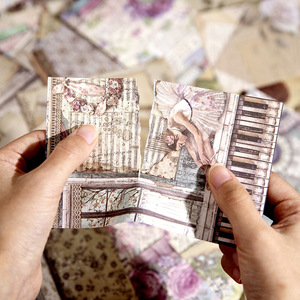 Decorazione materiale artigianale carta vegetale fragranza scura serie di colori in legno foglia allentata per sottolineatura manuale - Product Image 5