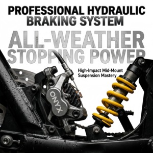 <span class=keywords><strong>Moto</strong></span> tout-terrain électrique 60V 4000W haute puissance avec suspension intégrale et frein hydraulique pour adultes et jeunes - Product Image 5