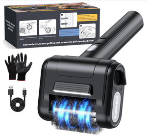 Cepillo eléctrico para parrilla de vapor con logotipo personalizado OEM/ODM para limpiar pedidos a granel para negocios de barbacoa - Product Image 1