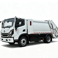 Camion à ordures compacteur 100% électrique New Energy 12,5T, capacité de chargement de conteneurs de 12 tonnes, pour la collecte des déchets urbains