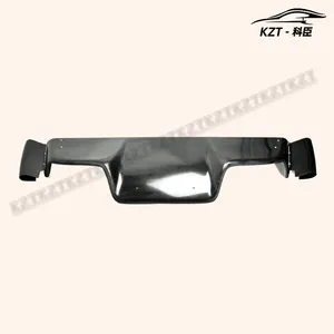 עבור ניסן פייגל זכוכית 03-08 z33 350z 350z pi g35 coupe 2d ג 'ים סגנון מפוזר אחורי מפוזר 6 יח' (עם הולם)