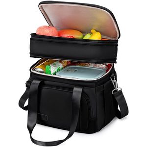 Free Sample HDPE Shoulder Bag Large Capacity Waterproof Insulation Eco-Friendly Picnic <b>Cooler</b> Lunch Box <b>Ice</b> <b>Pack</b> - Product Image 4