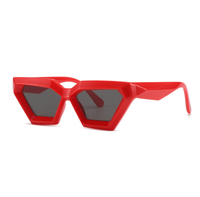 Lunettes de soleil de luxe Punk œil de chat pour femmes et hommes, marque de styliste, tendance, Cool, yeux de chat